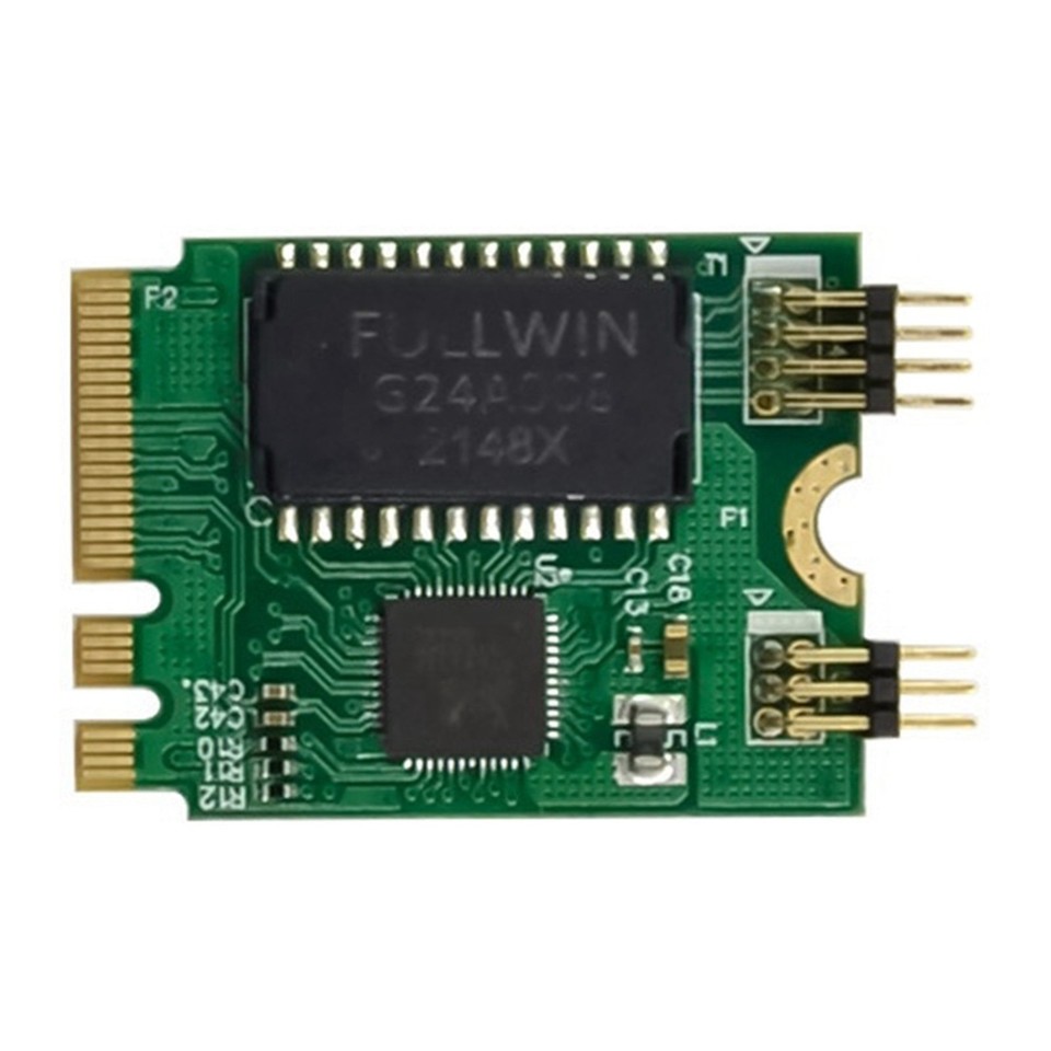 4X PCIE Card M.2 A+E to RTL8111F Gigabit Ethernet Card Single Port ...