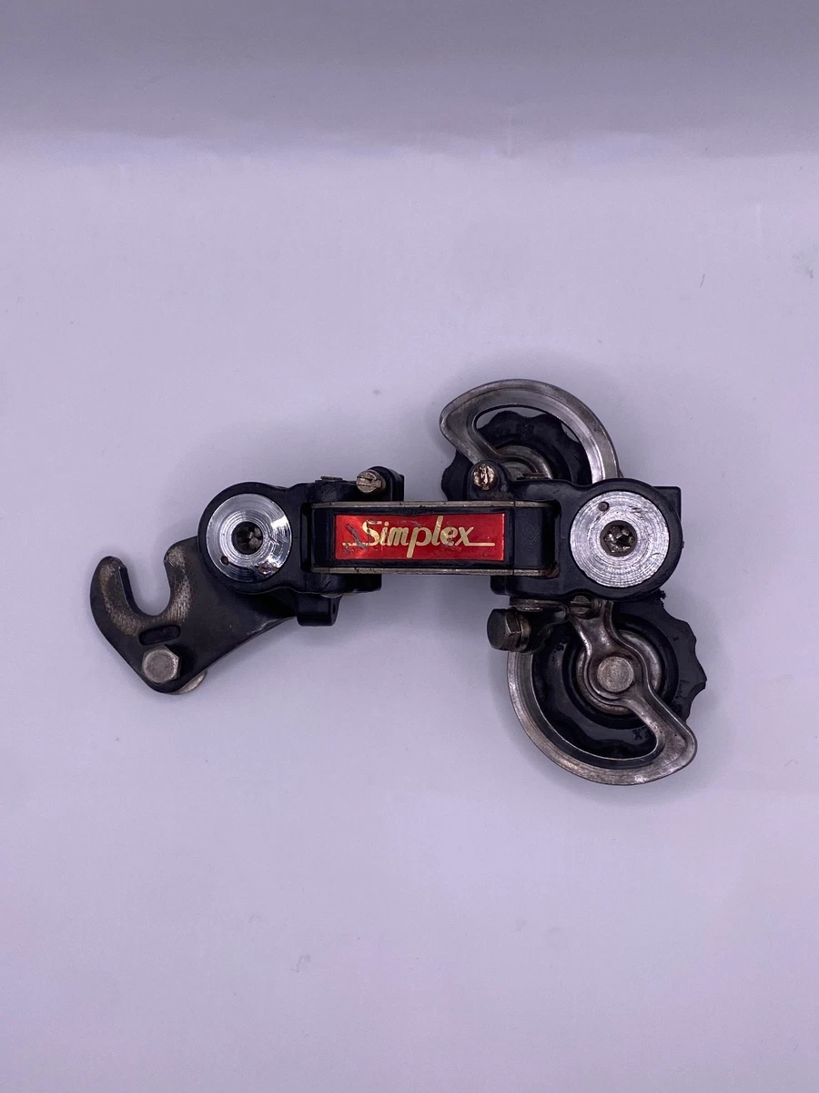 Dérailleur Arrière Vintage Simplex Alpha - NOS 6 Vitesses - Fabriqué En France