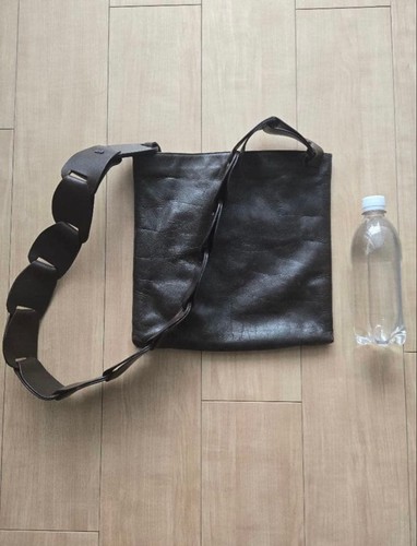 GUCCI by Tom Ford 1997 SS Braided Chain Handle Shoulder Bag Brown Auth