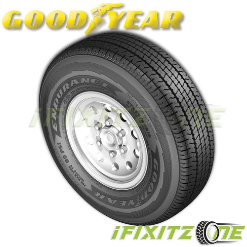 1 Goodyear Endurance ST 205/75R14 105N Long Hauler Camper RV Travel Trailer Tire