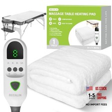 Massage Table Warmer Heating Pad Professional SPA 9 Heating/2-4-8-12H Timer