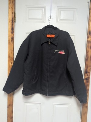 Vintage Red Kap Hot Rod Life Bomber Jacket Men's XXL Fishing Utility Quilted