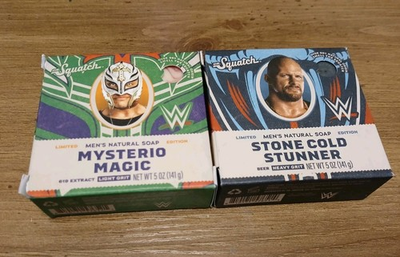 #ad #ad Dr squatch 5oz soap Stone Cold And Ray Mysterio 2 Pack Limited Edition 🔥🔥 $30.00