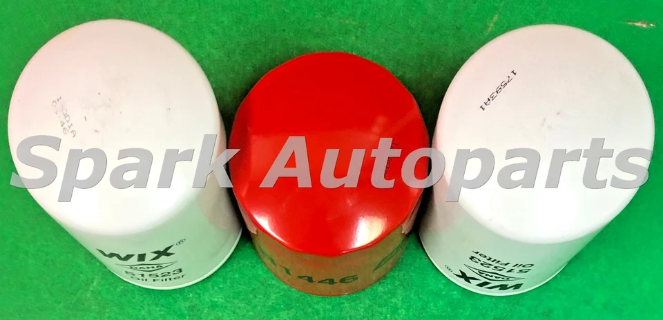 Lot of 3 Engine Oil Filter WIX 51523 BALDWIN B1446 For ISUZU, CHEVROLET Foto 3 de 3