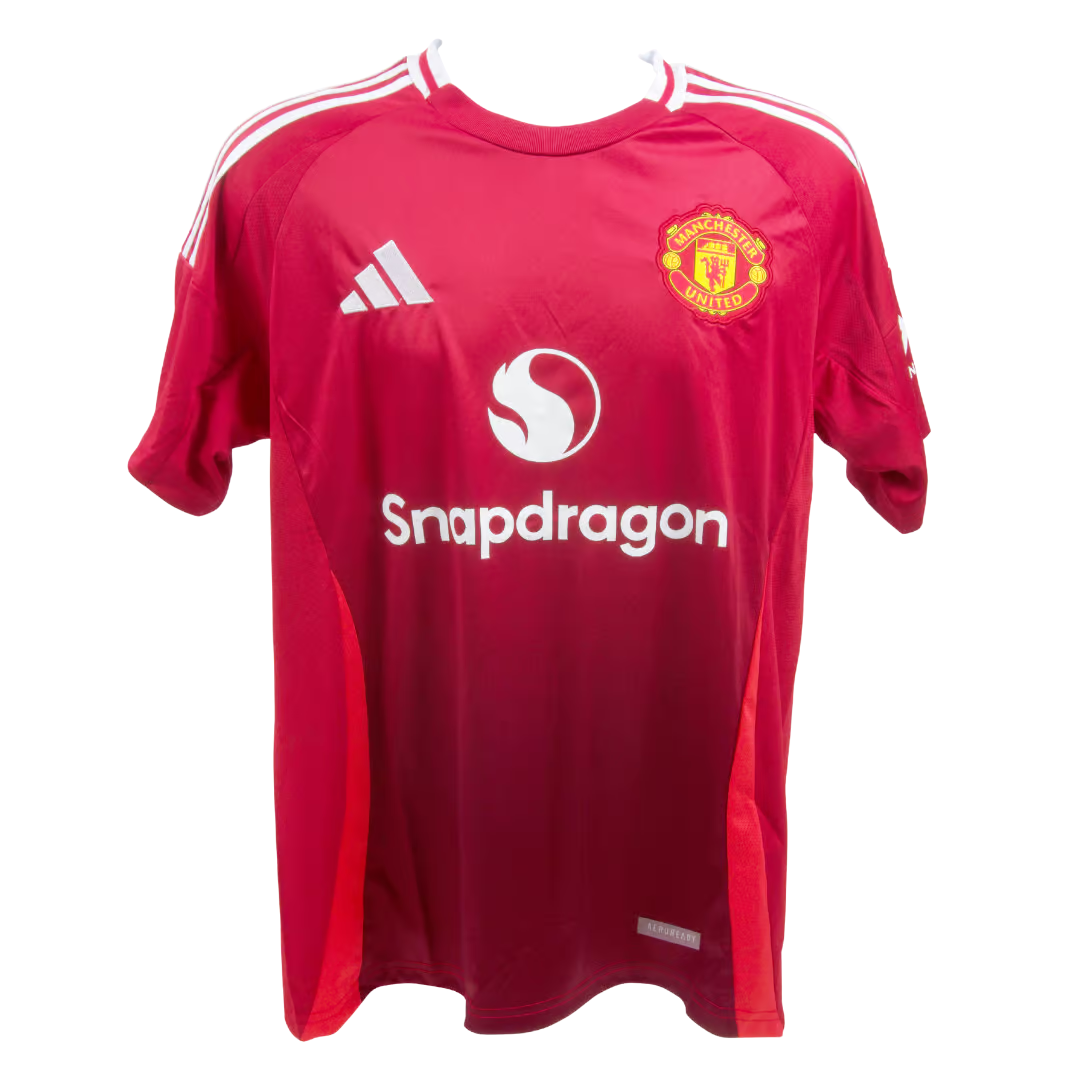 Alejandro Garnacho Signed Manchester Utd Home Soccer Jersey #17