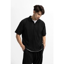 HOMME PLISSE ISSEY MIYAKE Pleats Casual T-Shirt Size 1.2.3.4 JP DDP