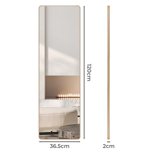 Yezi 120X36CM Full Length Mirror Wall Mounted Hanging Dressing Mirror Home Decor - Picture 12 of 12