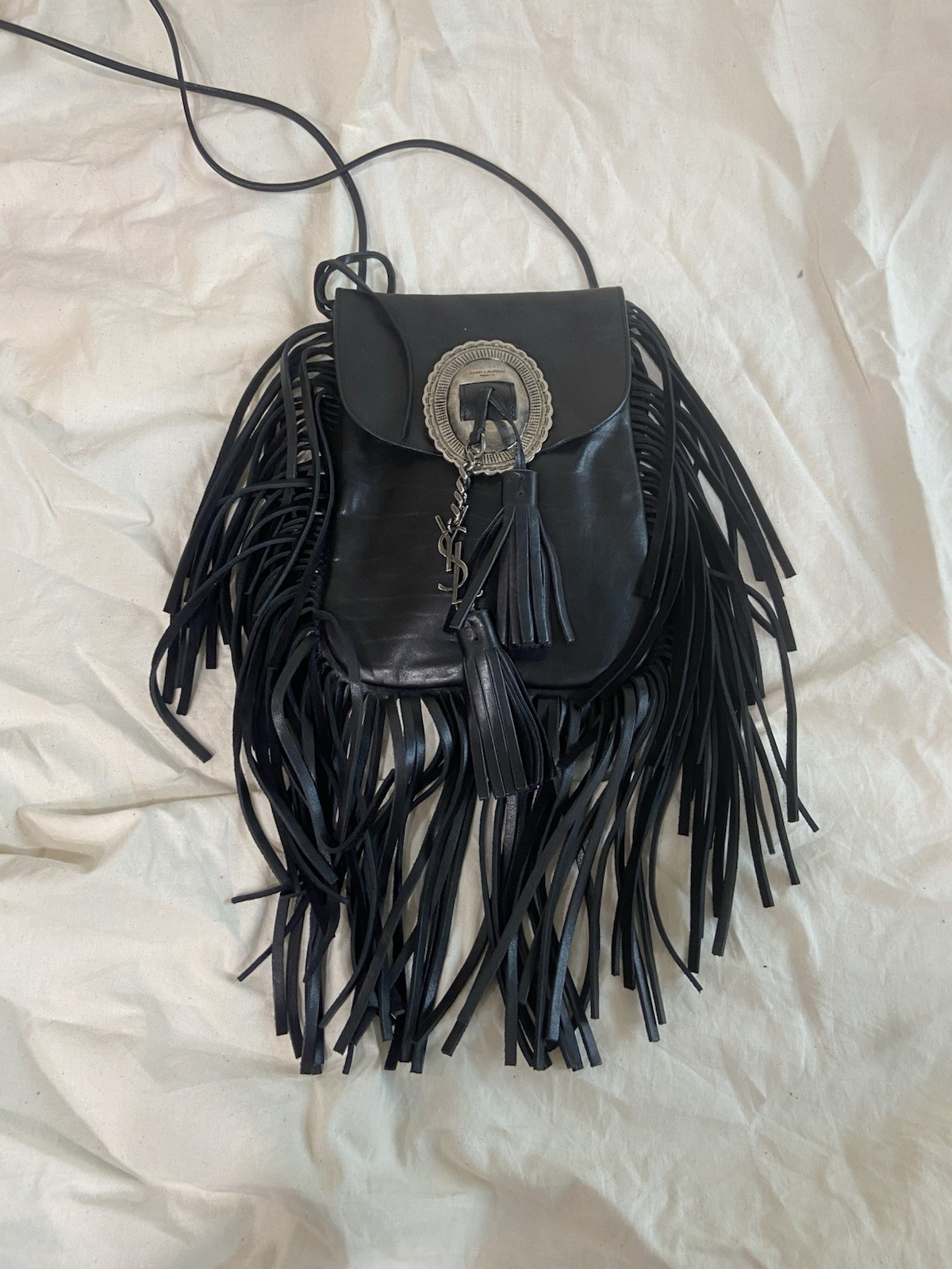 borsa tote ysl saint laurent anita in pelle