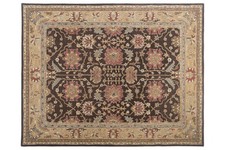 Rug Handmade Brown Oriental Oushak Hand-Tufted 100 Wool Area Rug Carpet