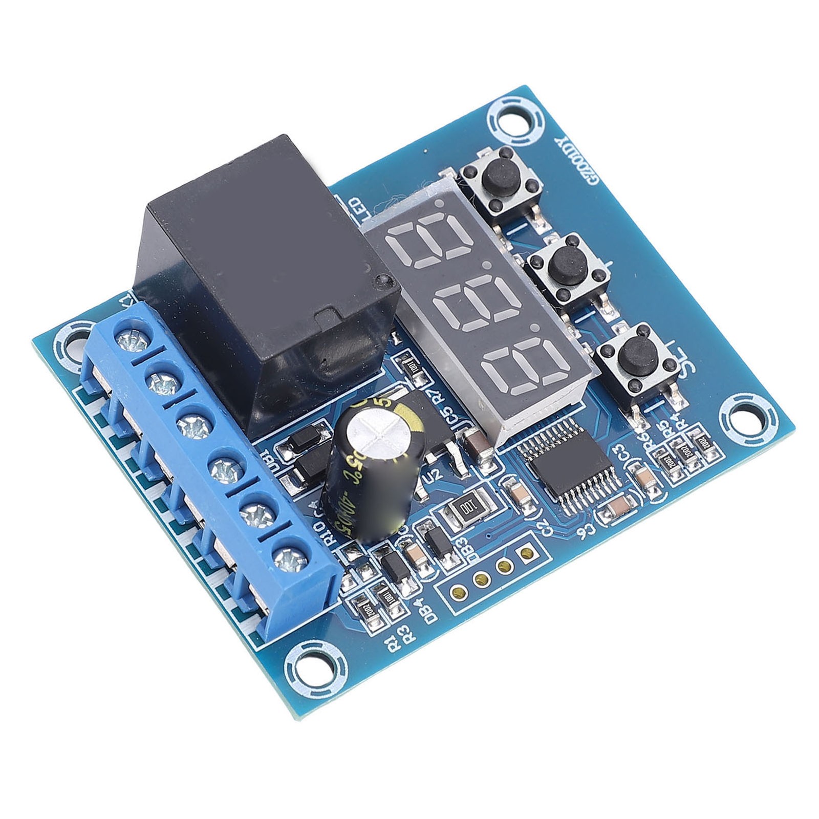 DC 12V Voltage Detection Relay Module Industrial Automation Easy To Use