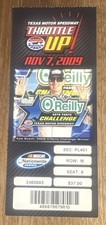 2009 Nascar Race Ticket Texas Motor Speedway Race Won By Kyle Busch