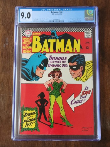 ULTRA RARE 1966 Batman #181 CGC 9.0 4599895001 1st appearance Poison Ivy