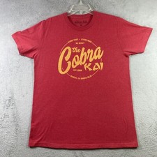 2018 Cobra Kai Shirt Adult Medium Red The Karate Kid Circle Logo Graphic Tee