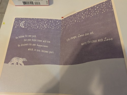 Hallmark Weihnachtskarte Sohn Stck 5 - Bild 2 von 15