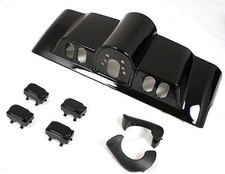 Mutazu Vivid Black Inner Fairing w/ Switch Cap Kit fits Harley FLHR FL Touring