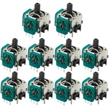 10PC Analog 3D Thumb Stick Joystick For Nintendo Switch Pro Wii U Pro Controller