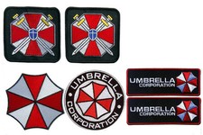 Resident Evil Umbrella CORPORATION Costume Set of 6 patches 6 pc patch