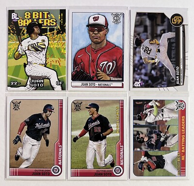 Juan Soto 2021 Topps Big League Art of the Game 2023 8-Bit Ballers Insert Padres