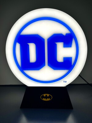 DC ロゴ　ライト　ボックス　コミック　インテリア s-l400.jpg