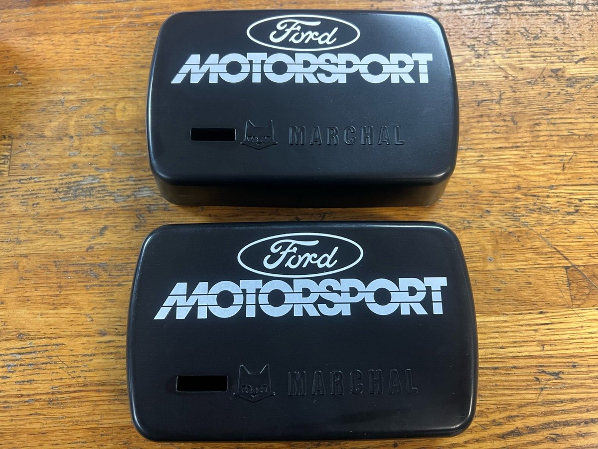 NEW MARCHAL 750 759 FOG LIGHT LAMP COVERS SET FORD MOTORSPORT