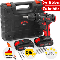 Akkuschrauber Bohrmaschine Set 2X Akku Bohrmaschine ZubehöR 21V Koffer LadegeräT