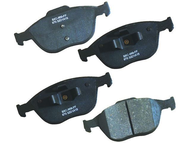 Detroit Axle Front Ceramic Brake Pads Kit W/Hardware – 2010-2013 Ford Transit Connect, Includes Cleaner & Fluid