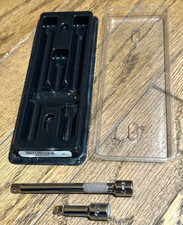 New Matco Tools 14 Drive Long Wobble Socket Ratchet Extension Lot Set Tray