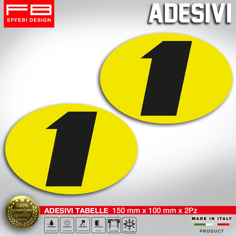 FB Adesivi Stickers Kit Tabelle Plate Numero 1 Agostini MV Cafè Racer Moto Guzzi