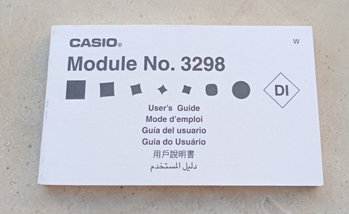 CASIO MODULE NO 3298 LIBRETTO MANUALE USO WARRANTY GARANZIA UNWRITTEN BLANK NEW - Picture 3 of 3