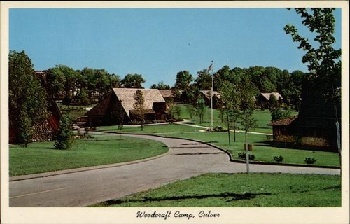 Culver, IN Woodcraft Camp Marshall County Indiana 3-D natürliche Farbreproduktion