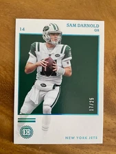 2019 Sam Darnold RC Encased 75 Sunny Days Ahead 17/25 NY Jets