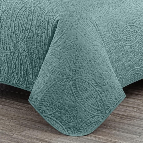 Chezmoi Collection Austin 3-piece Oversized Bedspread Coverlet Set (Queen, Sp... - Picture 4 of 9