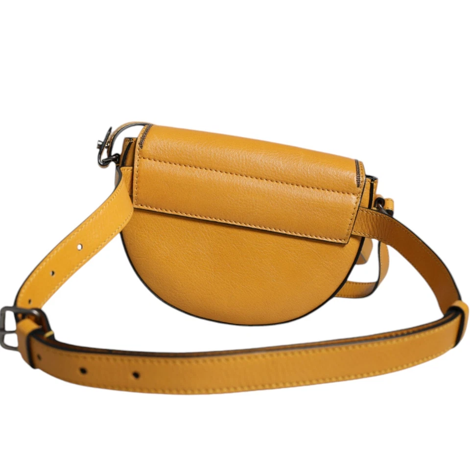 Bolso BRUNELLO CUCINELLI Cuero Marrón Claro Logo Cintura Correa Eslinga Borse 3900usd Foto 4 de 4