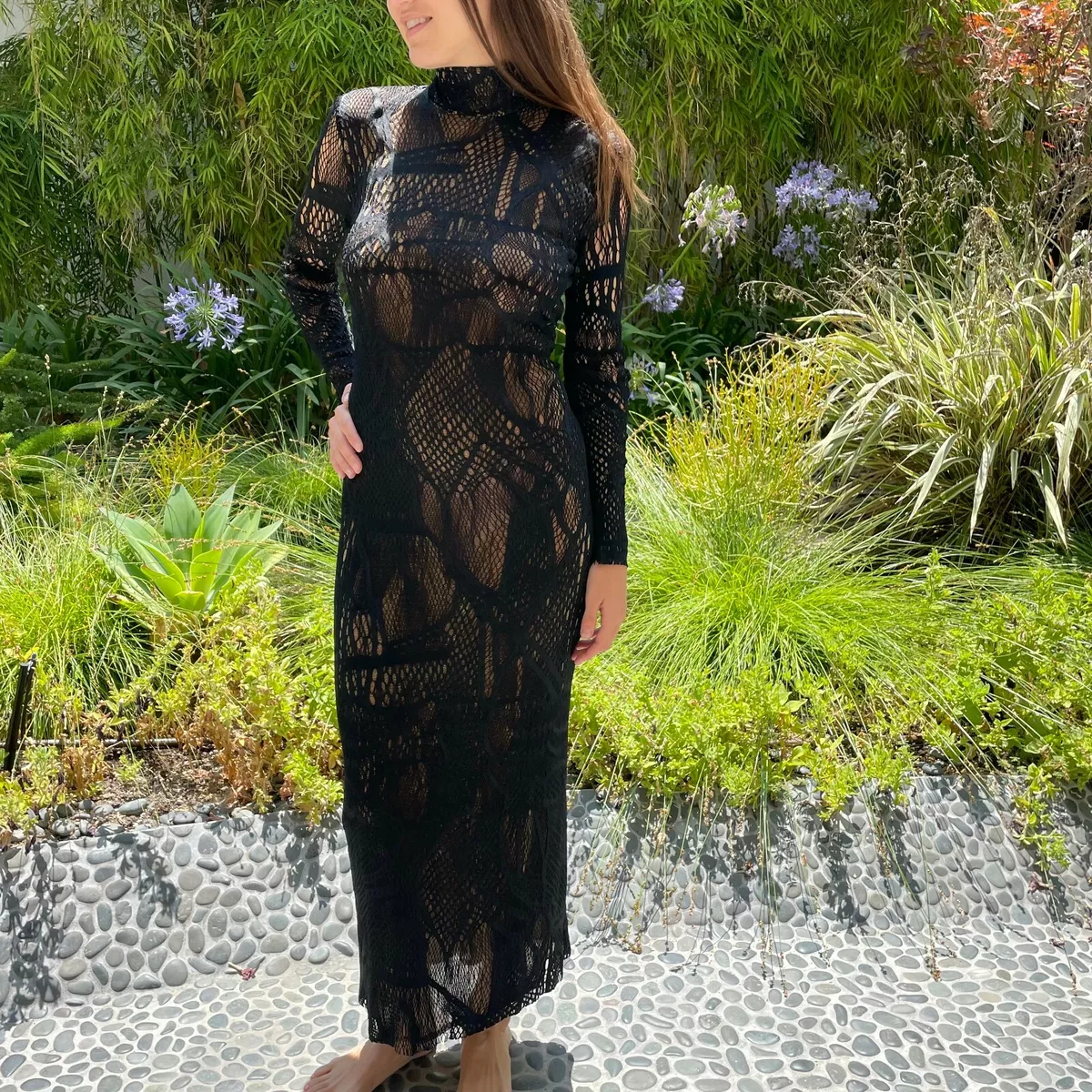 Herve leger top long dress