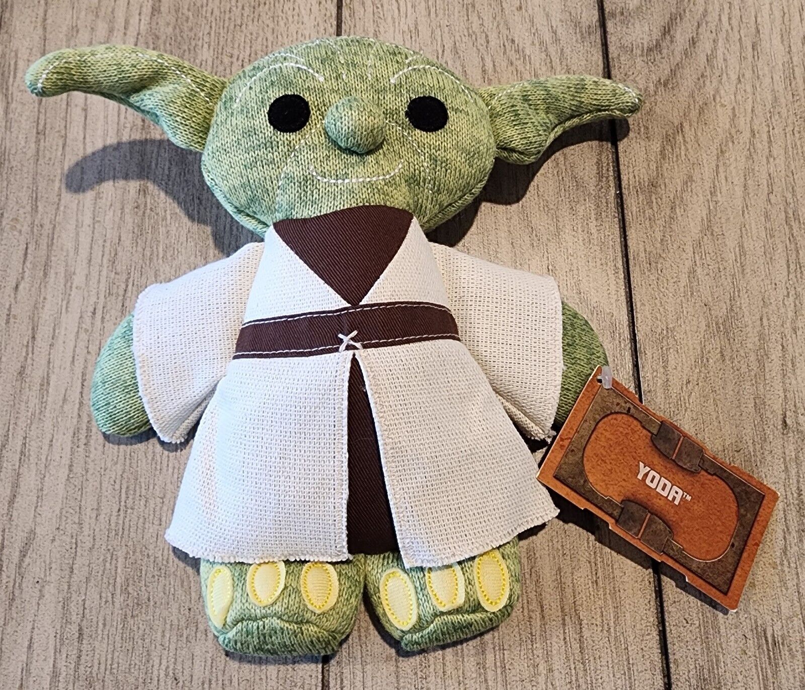 NWT Disney Parks Yoda Knit Plush –Star Wars Galaxy’s Edge 8” 