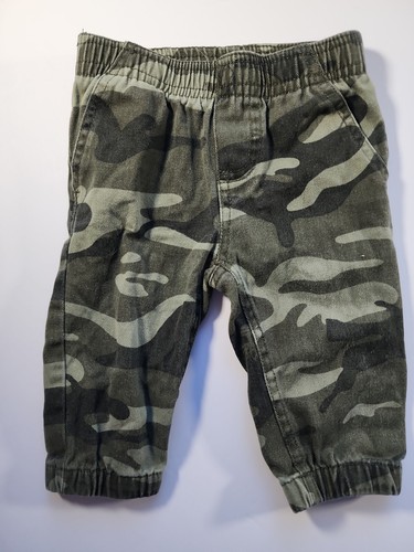 TIMBERLAND Pantaloni Mimetici Mimetici Vita Elastica Tasche Jogger TAGLIA 6/9 MESI - Foto 7 di 7