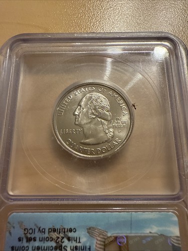 2005-D West Virginia State Quarter - ICG SP69 - Satin Finish First Day of Issue - Picture 4 of 4