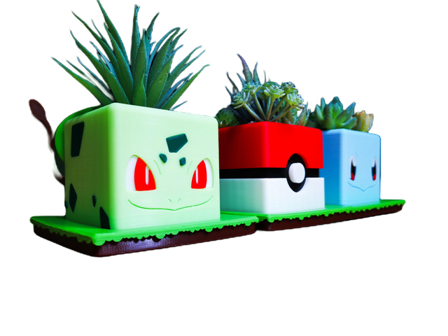 Pokemon Planter Set II Flower Pot Pokemon Planter Office Decor Home Decor Pokemon Planter Set II Flower Pot Pokemon Planter Office Decor Home Decor