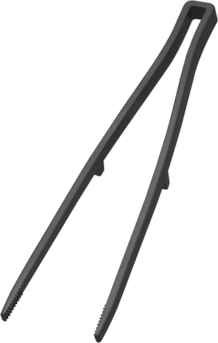 Home Silicone Kitchen Tongs, Silicone, No Assembly Req., Black - Picture 12 of 12