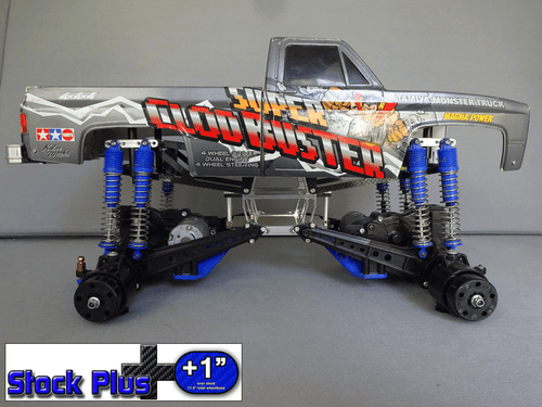 UKMonsters Stock Plus Racing +1" Chasis Kit para Tamiya Clodbuster / Clod - Imagen 16 de 23
