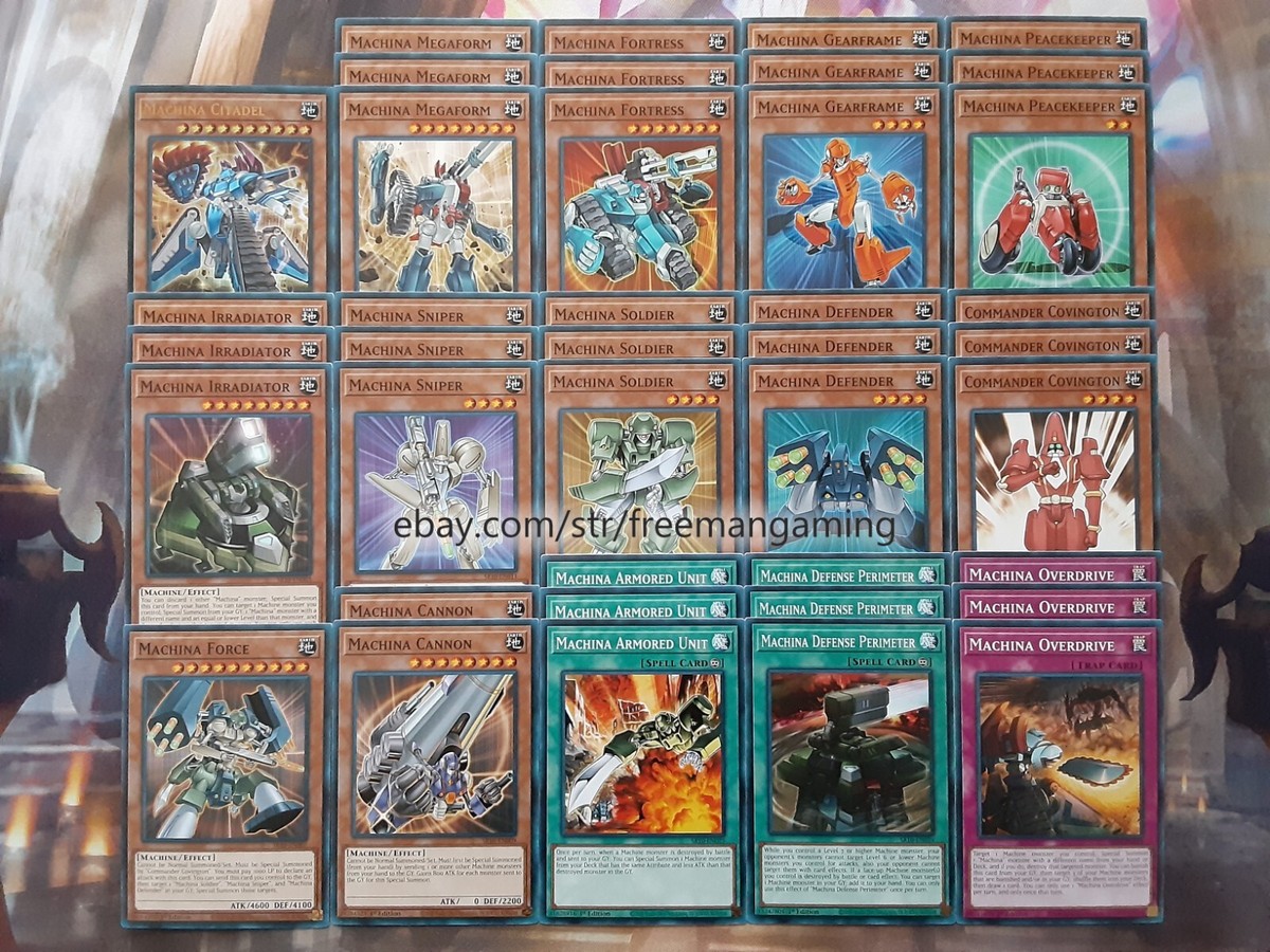 Yugioh Machina Deck 40 Cards Overdrive Fortress Citadel Budget Tournament Ready Yugioh Machina Deck 40 Cards Overdrive Fortress Citadel Budget Tournament Ready