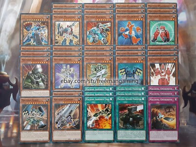 Yugioh Machina Deck 40 Cards Overdrive Fortress Citadel Budget Tournament  Ready | eBay