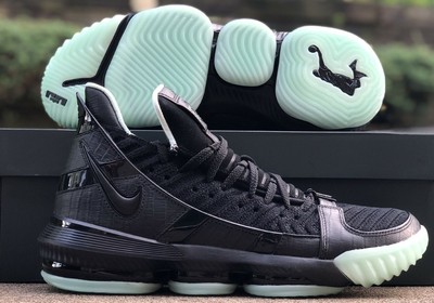 lebron 16 black glow
