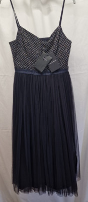 Needle & Thread Midnight Blue Dress Size 10   * NEW *