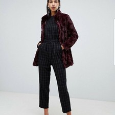 Purple Faux Fur Coat