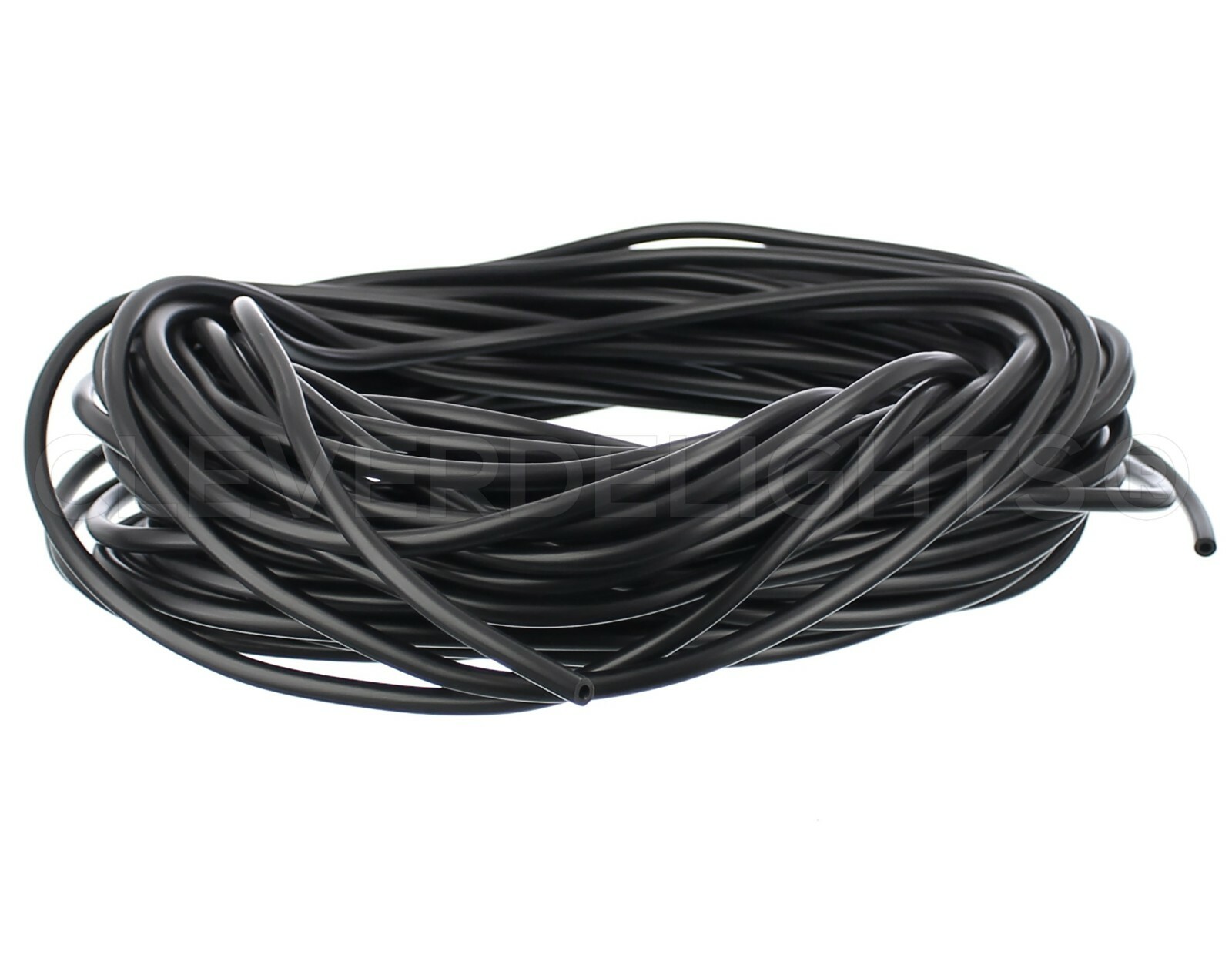 Hollow Rubber Cord 1/4" (6.35mm) Black 10 25 50 Yards Craft