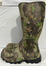 CAMO WATERPROOF PROTECTIVE RAIN HUNTING FISHING FARMING GARDEN MUD WORK BOOTS