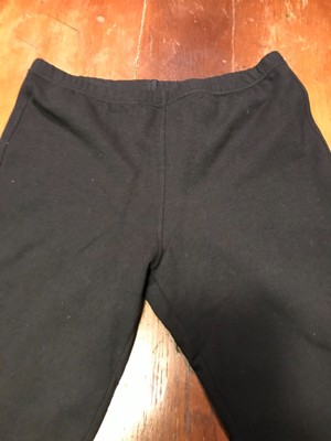 French Terry Leggings Black Sz S EUC | eBay