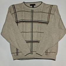 Vintage Liberty Sweaters Pullover Cable Knit Grandpa Sweater Men's XL USA Made