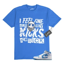 1 Mid Legend Blue White T Shirt to Match SICK